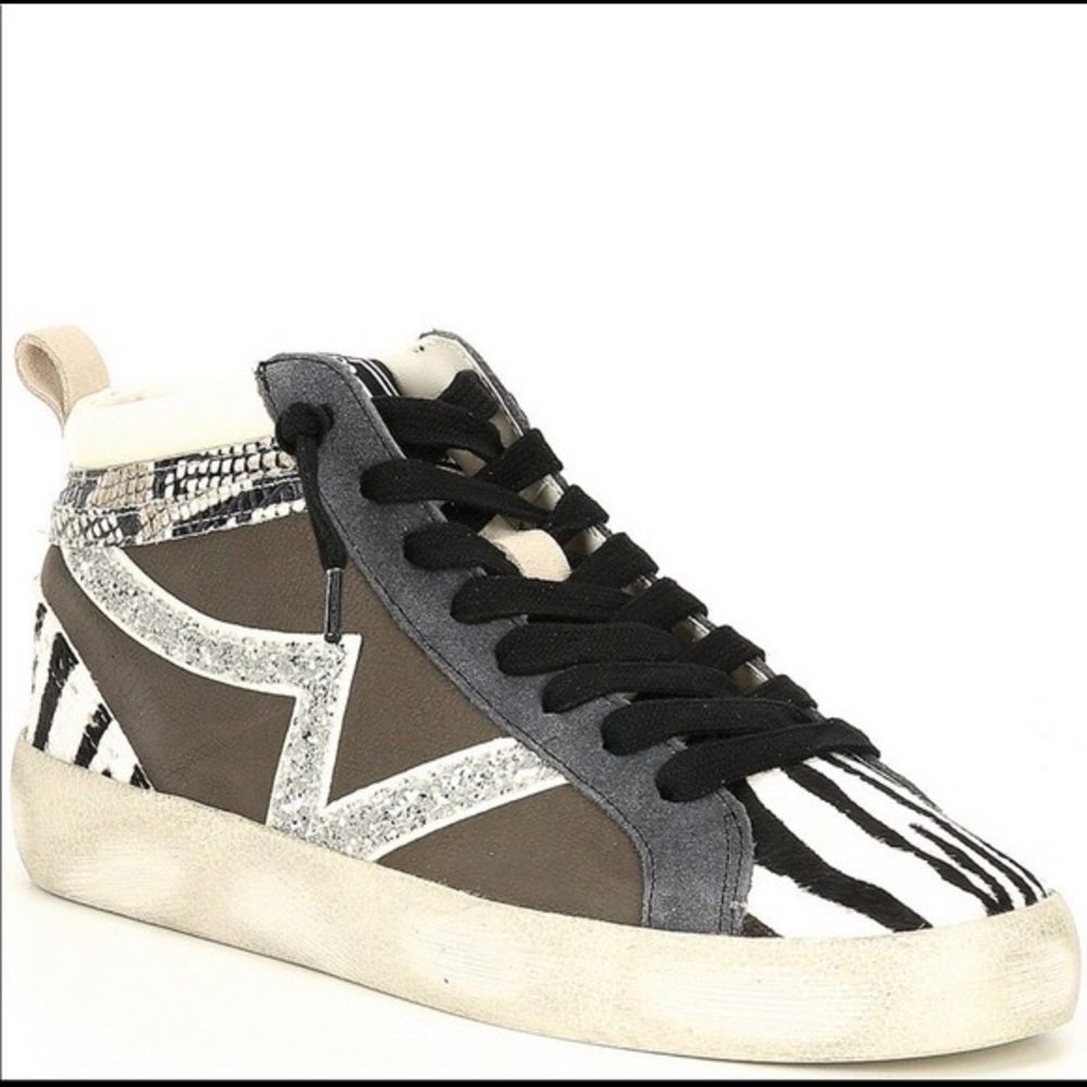 Gianni Bini Eleinaa Zebra High top Sneaker